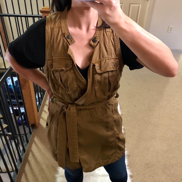 Free People | Utility Sleeveless Wrap Vest - Picture 13 of 15